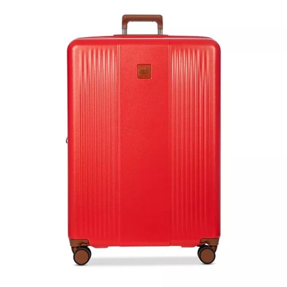 New With Tags Bric's Ferrara 3 Piece Spinner Suitcase Set - Beautiful Bright Red - Picture 7 of 14